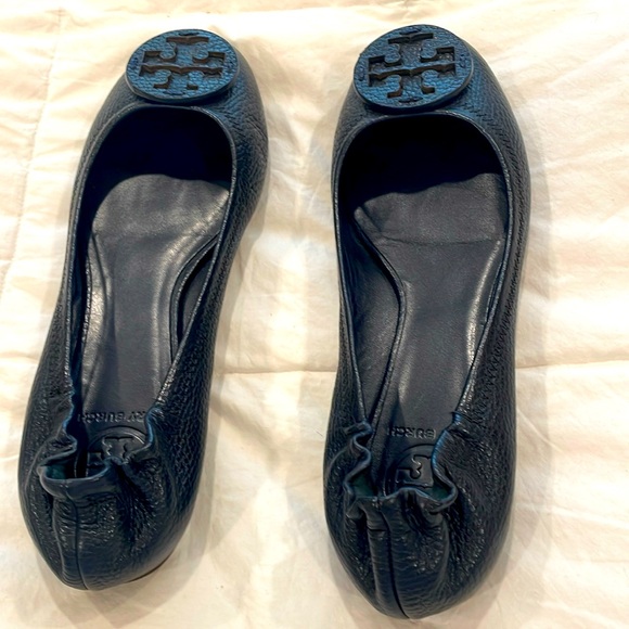 Tory Burch Shoes - Navy Tory Burch flats